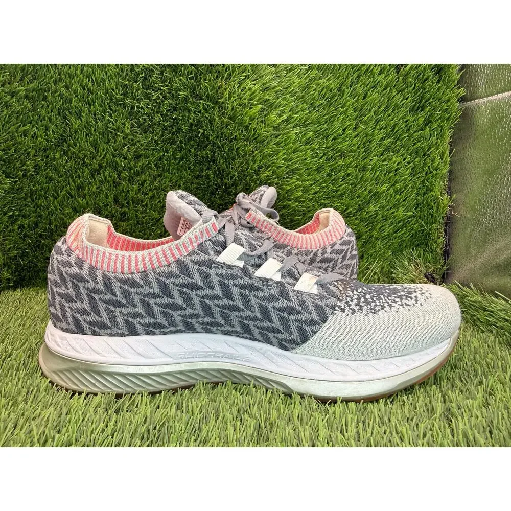 Brooks Bedlam 1202721B137 Athletic Sneaker Women's 9B Gray Knit Jogging Running